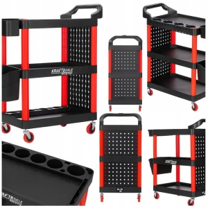 Сервизна количка за работилница с три рафта - KD1076