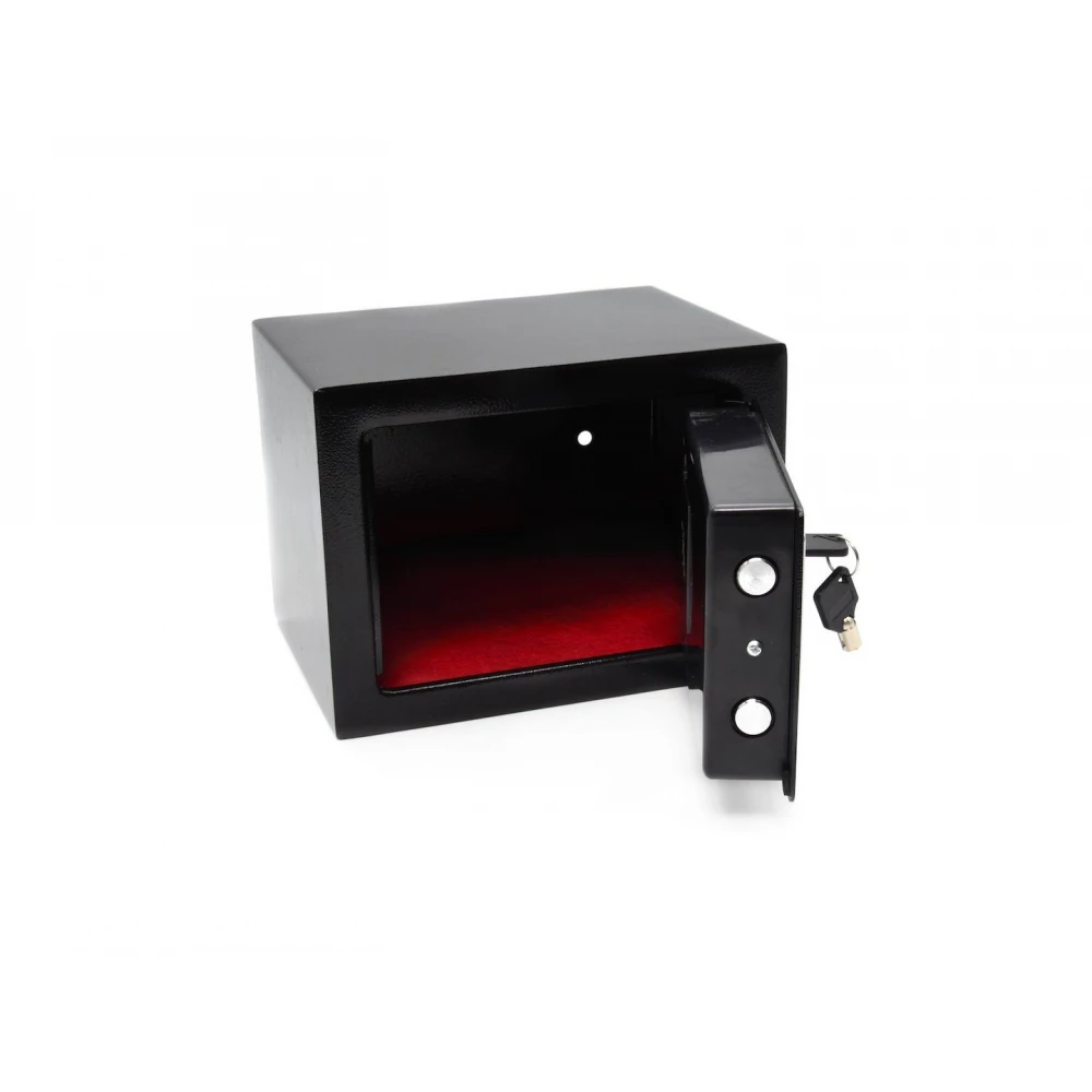 Стоманен сейф за документи, ключове, пари, 21x17x17 см, 2,8 кг. - G10910
