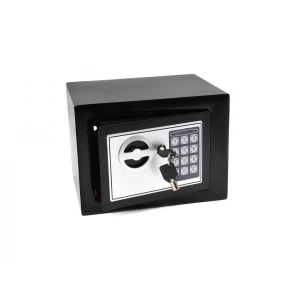 Стоманен сейф за документи, ключове, пари, 21x17x17 см, 2,8 кг. - G10910