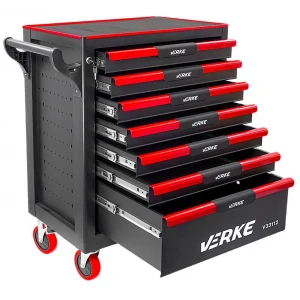 Количка/Шкаф за инструменти със 7 чекмеджета Verke V33112