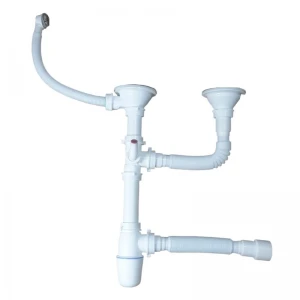 Сифон двоен за мивки, PREMIUM - AS1009