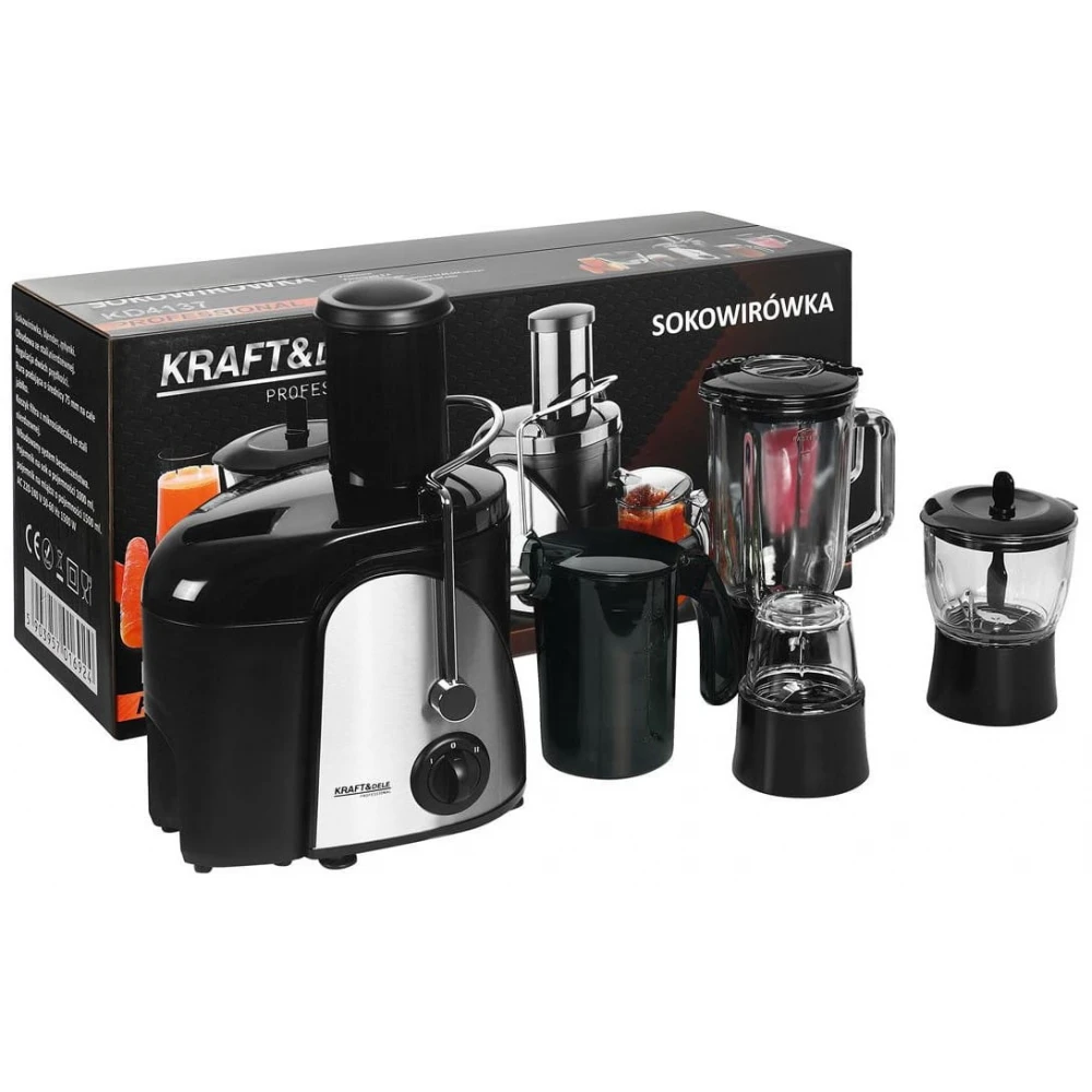 Бърза сокоизстисквачка 1500 W, с автоматично почистване - KD4137