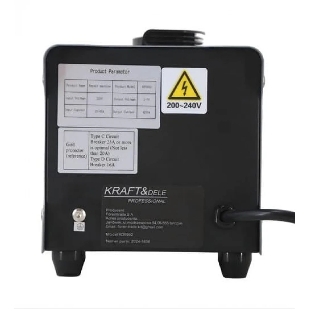 Съпротивителен апарат / спотер за вдлъбнатини + количка KD5992