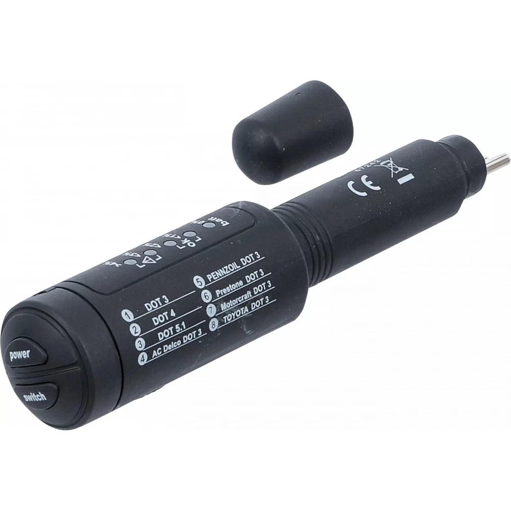 Тестер за спирачна течност DOT 3, DOT 4 и DOT 5.1 - BGS67242