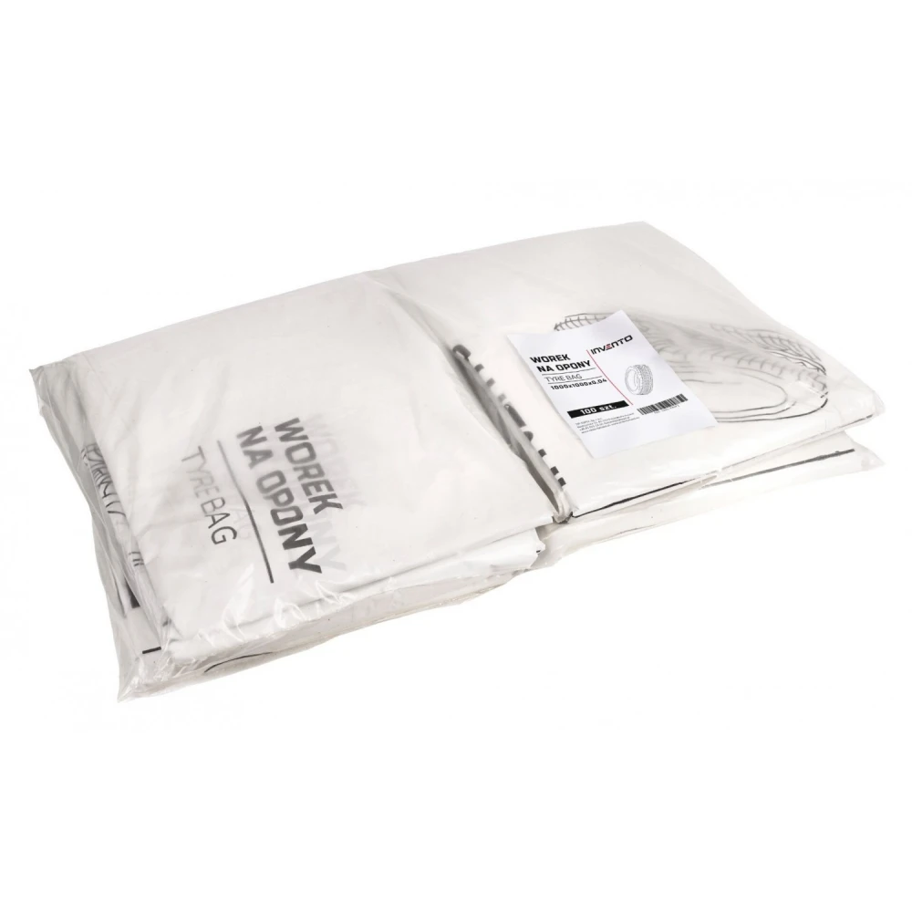 Торби за гуми, размер L, 100 бр., 100x100 см, бели - 583-1000-PROFI