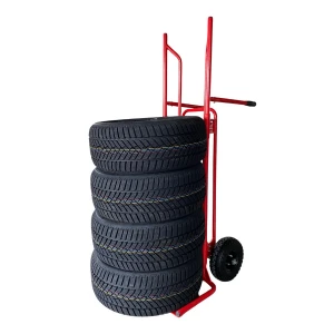 Транспортна количка за джанти и гуми, 70 кг., за автосервизи - CRW004