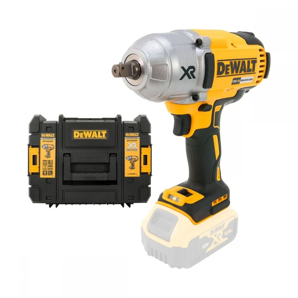 Ударен акумулаторен гайковерт 18V с куфар, DeWalt DCF899NT