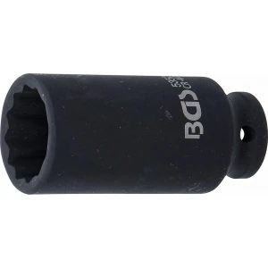 Ударна вложка, 12 стенна, дълбока, захват 1/2", 28 мм - BGS5352