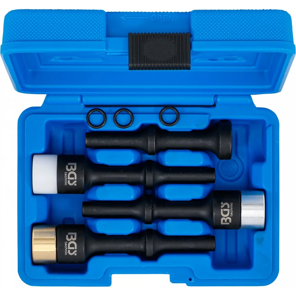 Комплект накрайници за пневматичен чук, 4 части - BGS9002