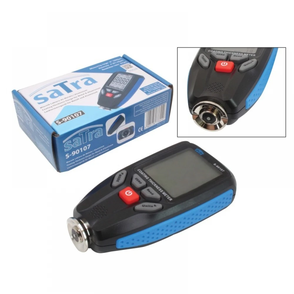 Манометър за измерване на дебелината на боята 115 × 50 × 25 мм - S-90107