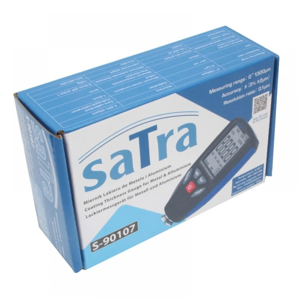 Манометър за измерване на дебелината на боята 115 × 50 × 25 мм - S-90107