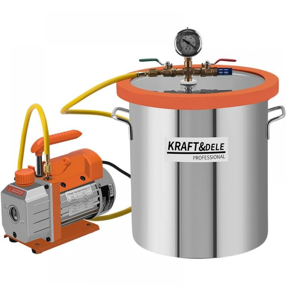 Комплект вакуумна помпа с вакуумна камера 200W - KD11785