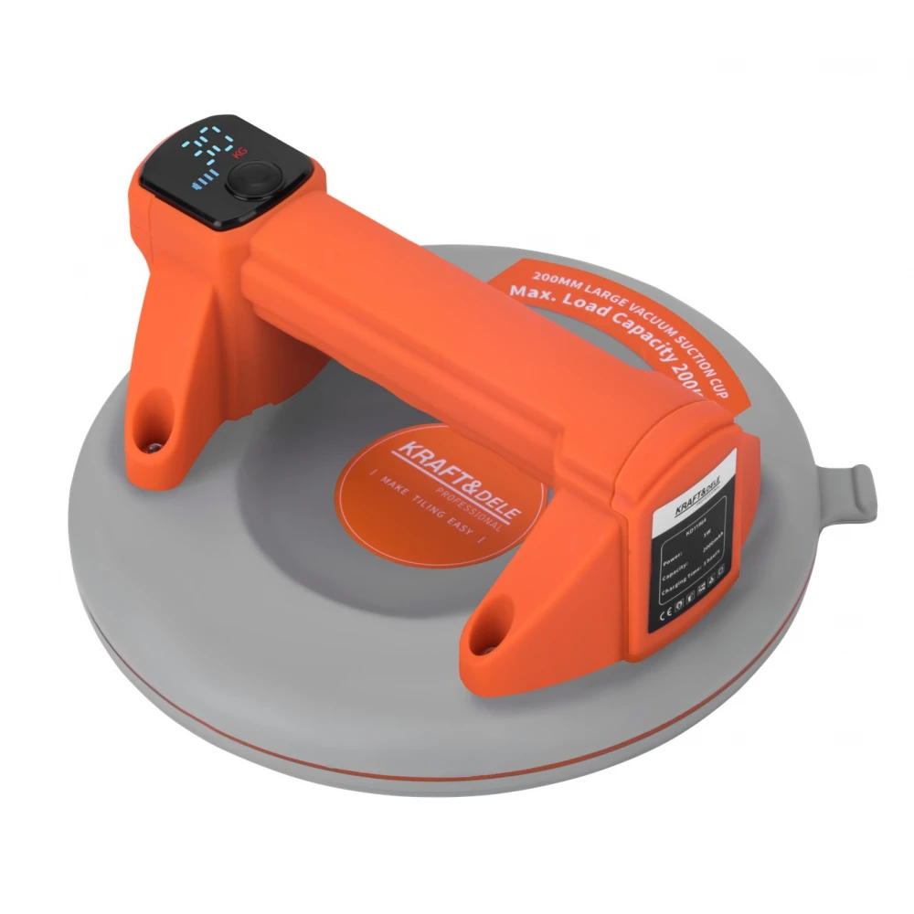 Акумулаторна вендуза 200 мм, 200 кг. с LED дисплей, 2000 mAh - KD11964