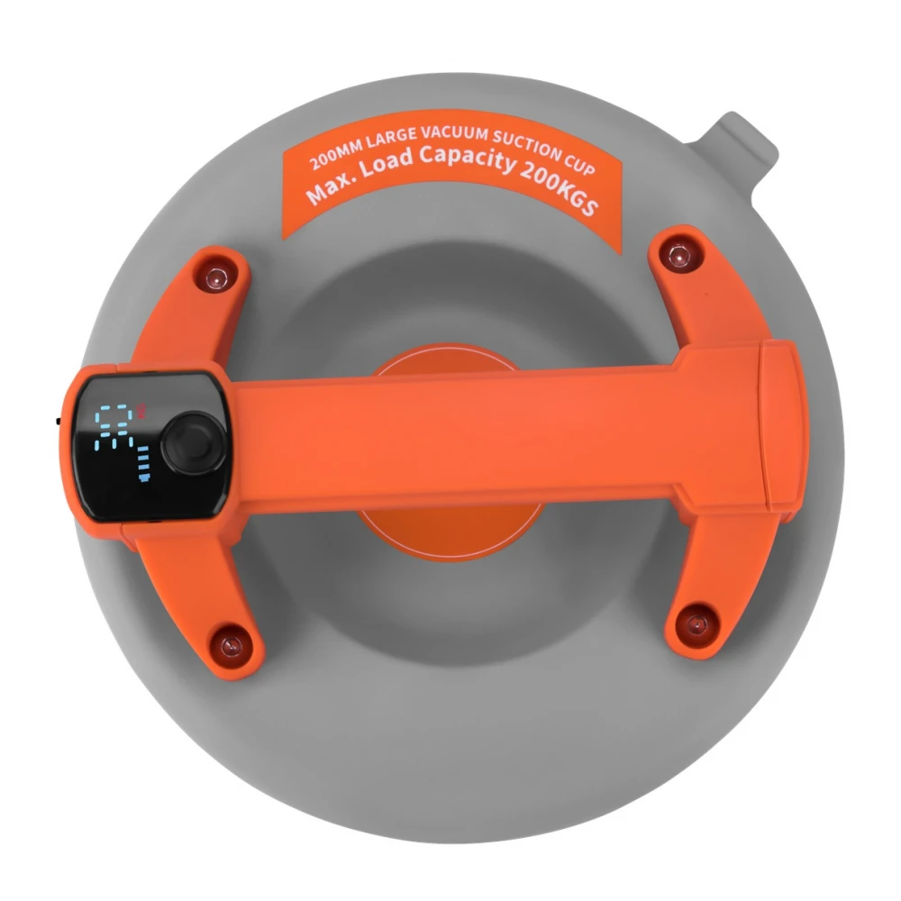 Акумулаторна вендуза 200 мм, 200 кг. с LED дисплей, 2000 mAh - KD11964