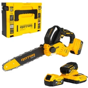 Верижен трион 12″/30см, 4500 об./мин, 21V с две батерии 21V/3Ah двойно зарядно, куфар - RCS12