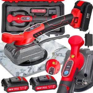 Вибрираща вендуза за полагане на плочки 2x2000 mAh - KD10768