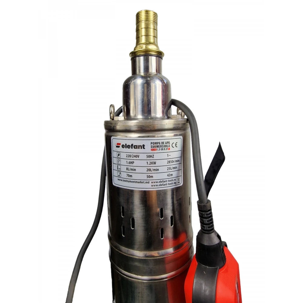 Винтова сондажна помпа, 1.2kW, 25 л./мин. - 4QGD1.2-50-0.37-F