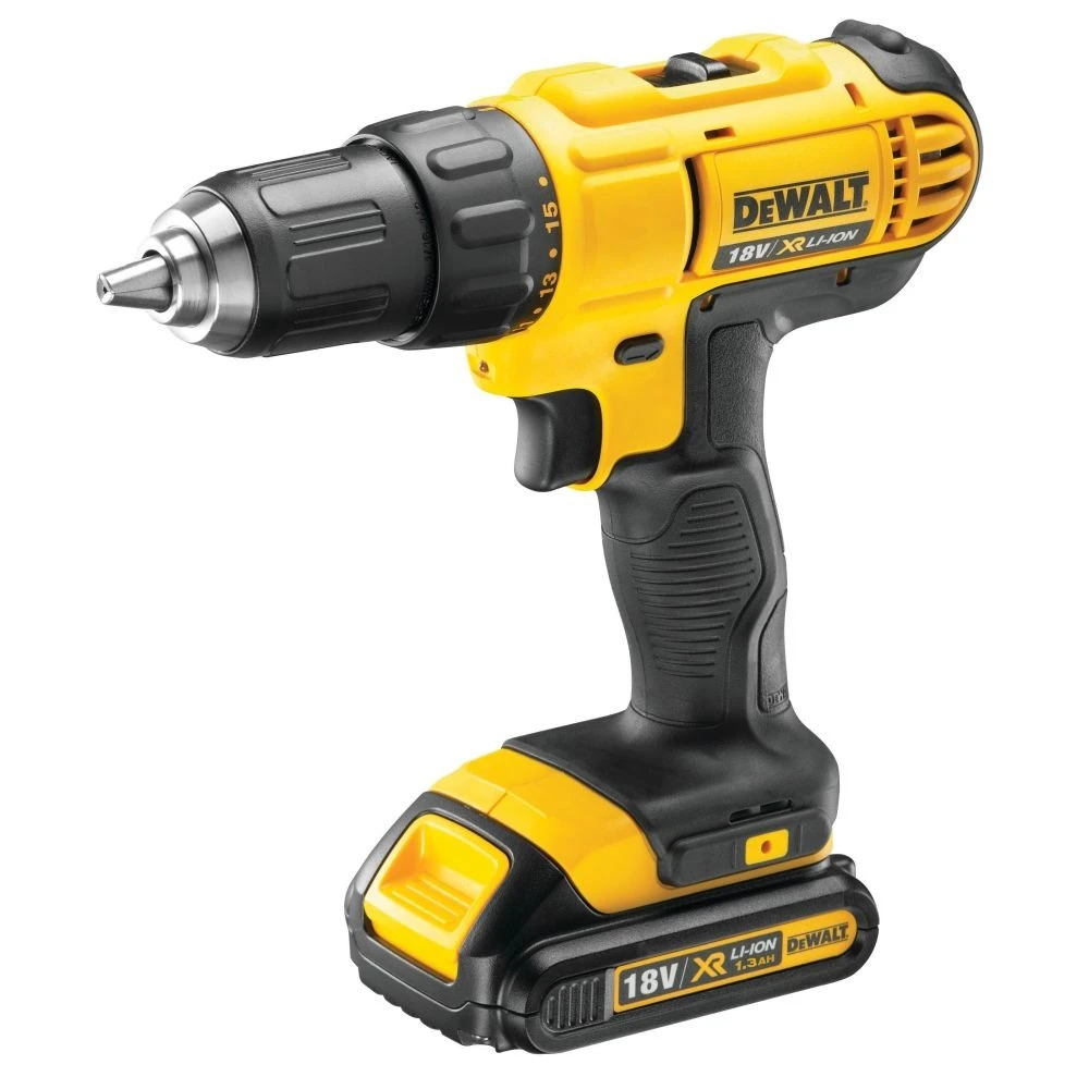 Винтоверт акумулаторен Li-Ion 18 V, 1.3 Ah, 42 Nm, DeWalt DCD771C2