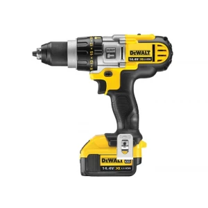 Винтоверт-бормашина, ударен, акумулаторен, 14.4V , 2 батерии , зарядно и куфар, DeWalt DCD936M2