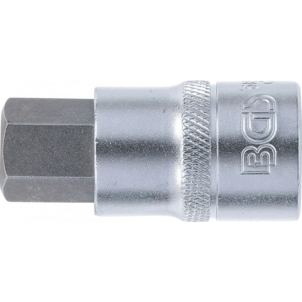 Вложка за битове (1/2"), вътрешен шестостен, 17 мм - BGS5184-H17