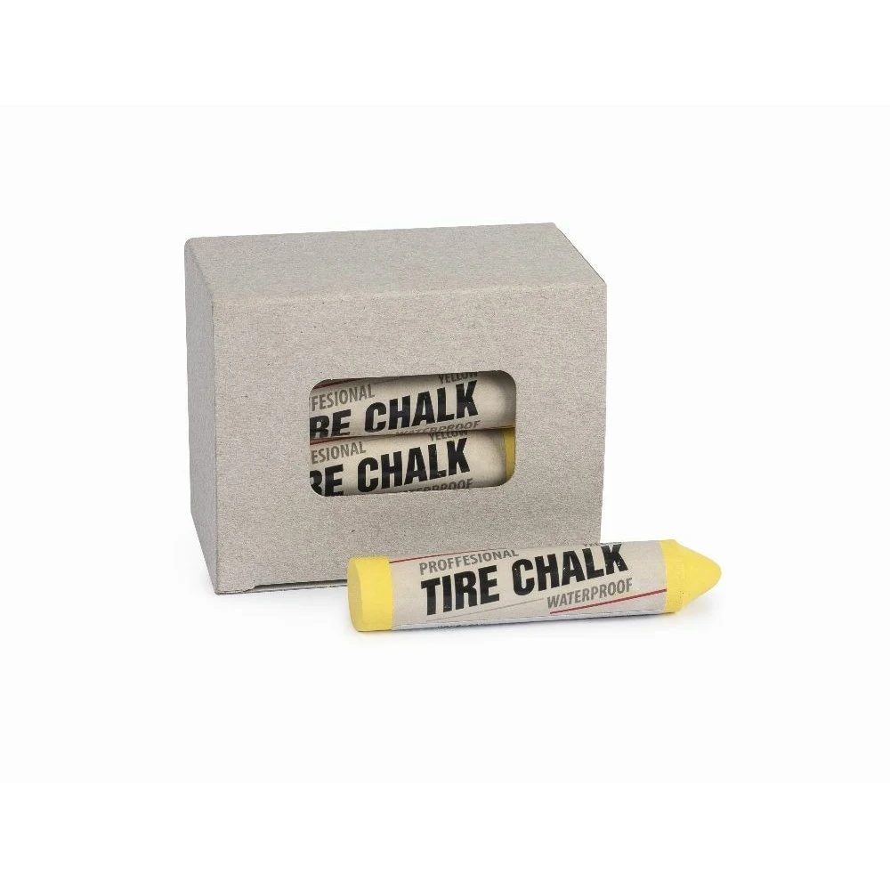 Водоустойчива маркировъчна креда за гуми, 17 мм, жълта - 595-8520