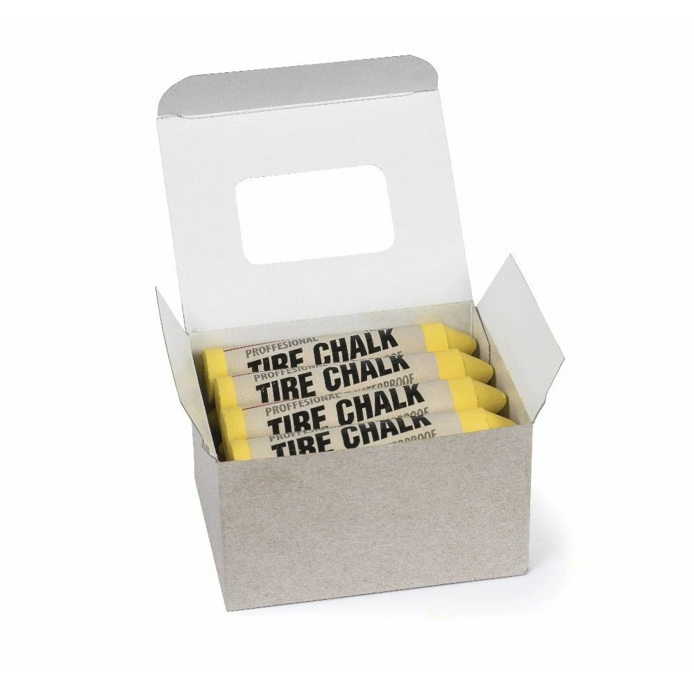 Водоустойчива маркировъчна креда за гуми, 17 мм, жълта - 595-8520