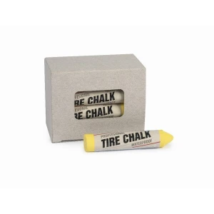 Водоустойчива маркировъчна креда за гуми, 17 мм, жълта - 595-8520 