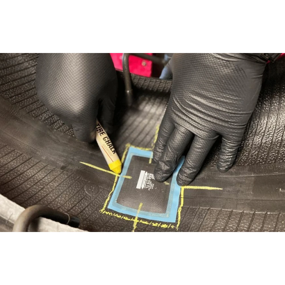 Водоустойчива маркировъчна креда за гуми, 17 мм, жълта - 595-8520