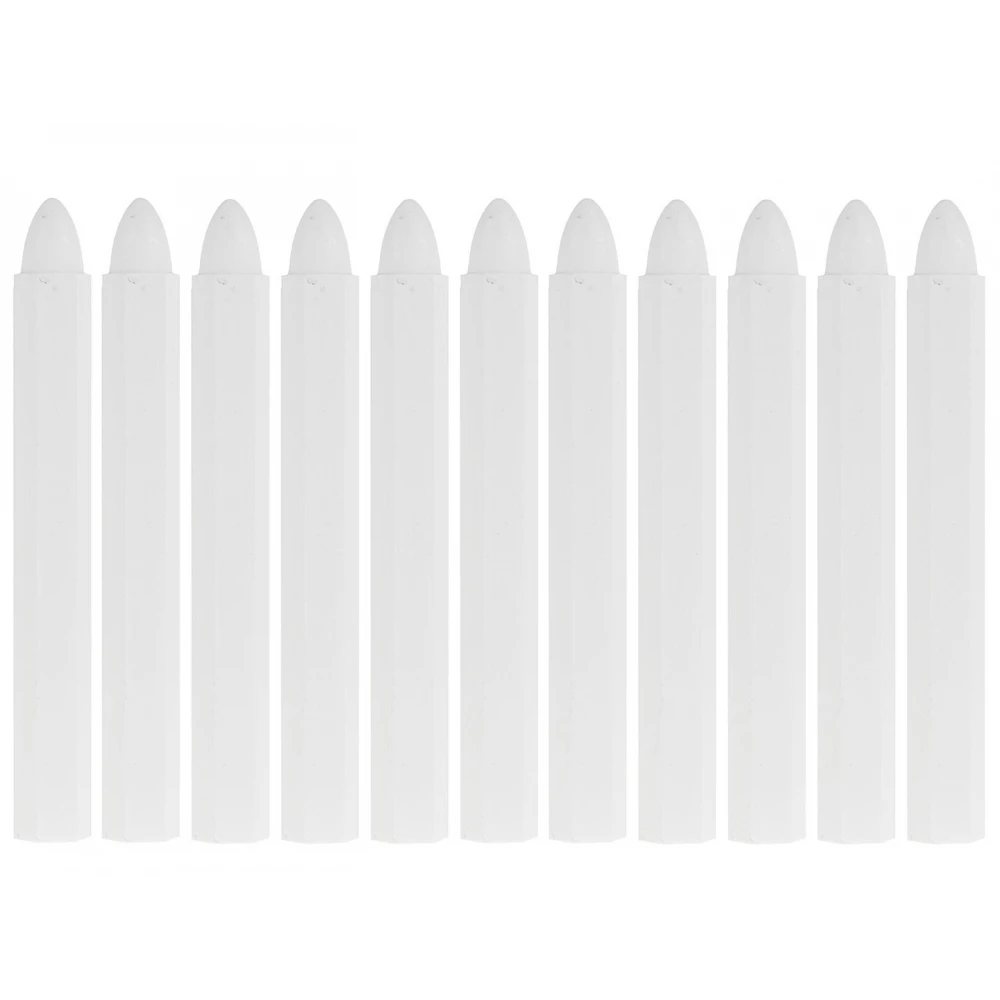 Водоустойчив тебешир, креда за гуми, бяла, 12x110 мм, 10 броя - G29029