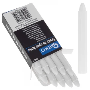 Водоустойчив тебешир, креда за гуми, бяла, 12x110 мм, 10 броя - G29029