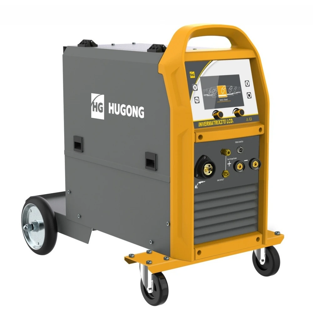 Инверторен заваръчен апарат MIG, LCD Pulse 270A - INVERMATRIX270LCDIII