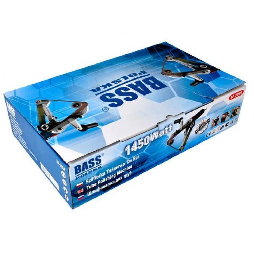 Ръчна, лентова шлайфмашина за тръби, метал и дърво - Bass 5084 1450 W