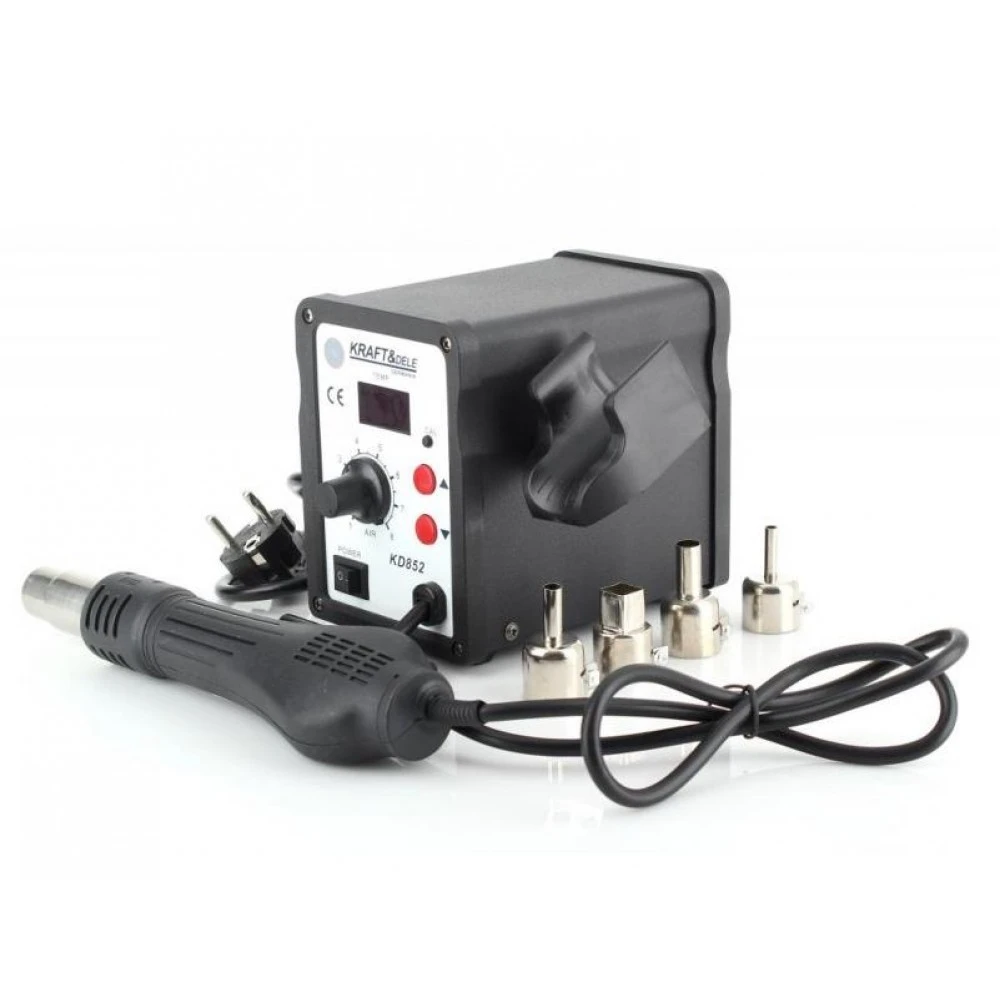 Станция за заваряване/запояване на пластмаса 2в1 с 4 дюзи - Kraft & Dele, KD852