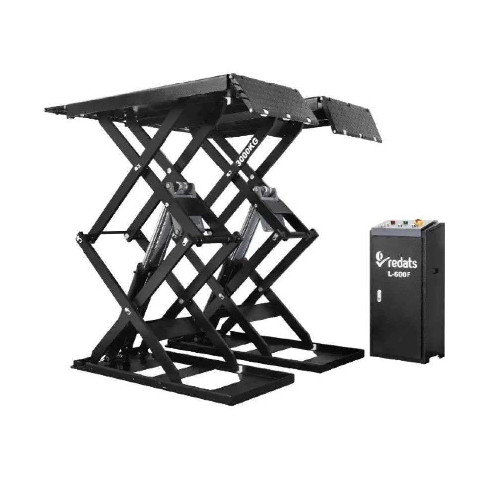 Сервизен ножичен двуколонен подемник 230V, 3 тона L-600F