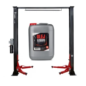 Полуавтоматичен двуколонен подемник с горна греда 400V 4 тона L-250