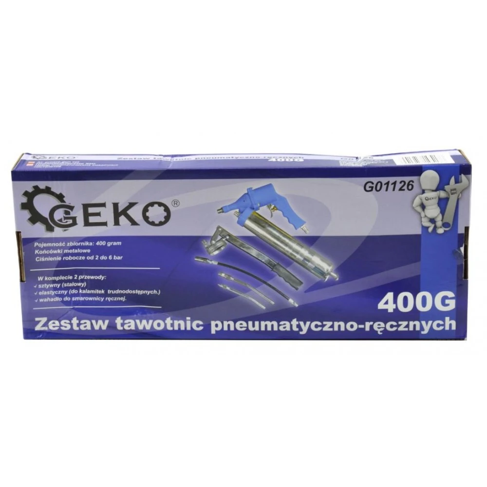 Комбиниран пневматичен и ръчен такаламит Geko G01126