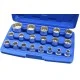 Комплект от 19 бр. 8-32мм Дванадесетостенни вложки с куфар Geko G13546
