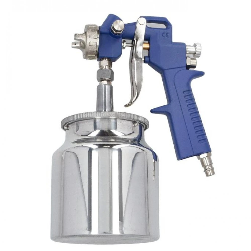 Пистолет за боядисване с долно казанче EGA , 1.5 мм, 700 мл, 3-4 бара