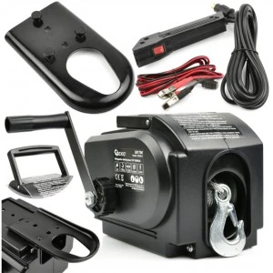 12v Електрическа лебедка - G81706, GEKO 2000LB, 907кг, 10м въже