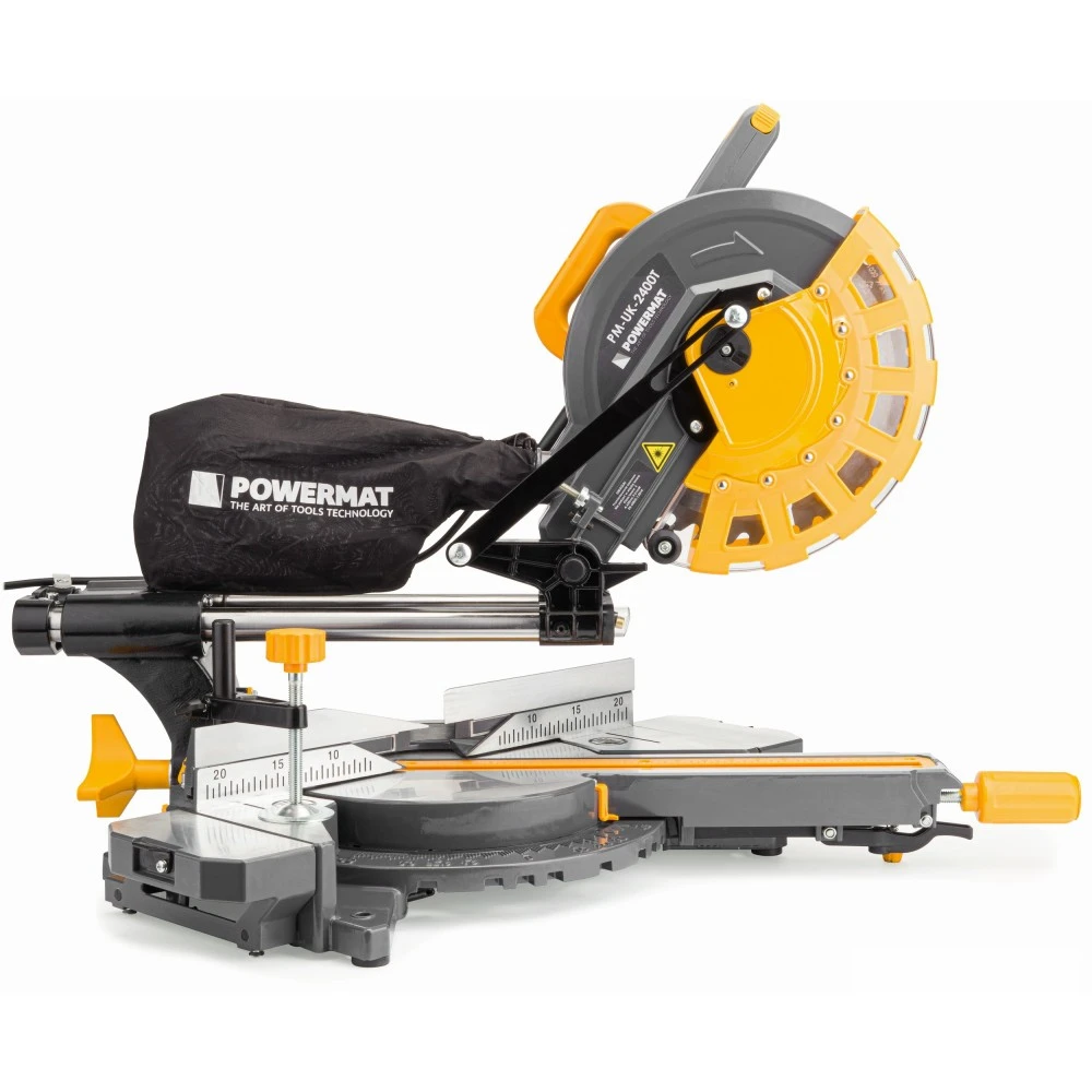 Настолен потапящ циркуляр Powermat PM-UK-2400M 255мм 2400w