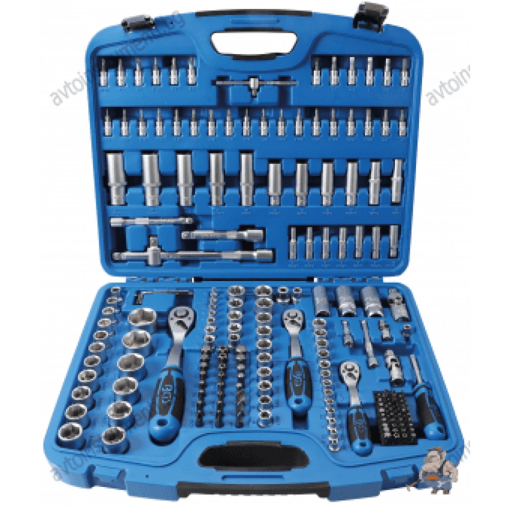 Комплект инструменти Гедоре 192 части, инчови/цолови размери