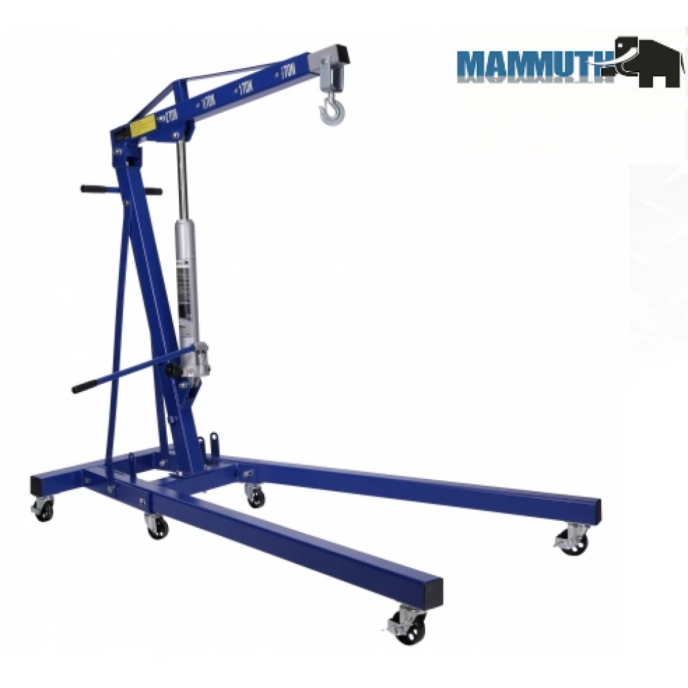 Хидравличен Кран / Жираф за вадене на двигатели 2 тона MAMMUTH CE2T