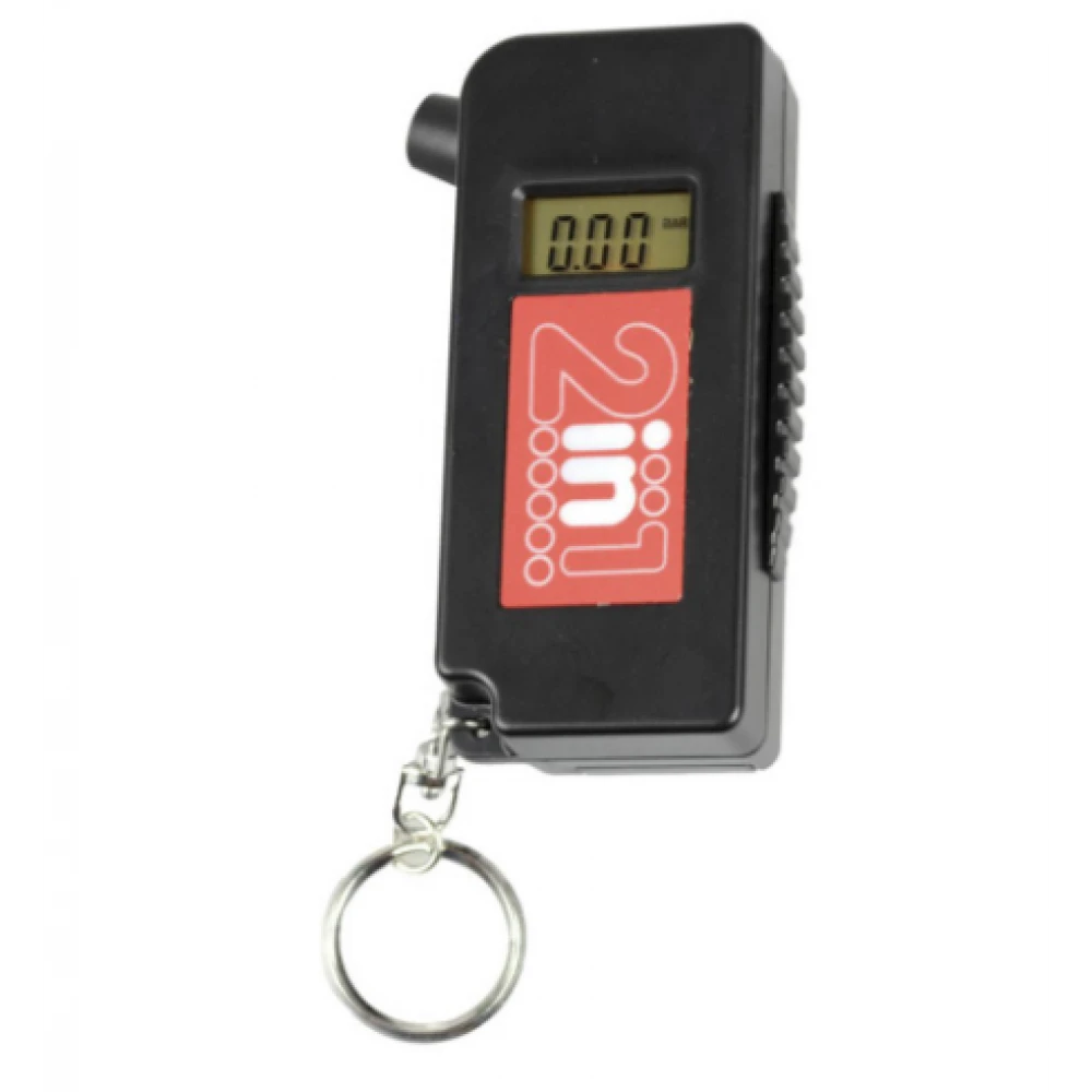 Манометър и дълбокомер за гуми, дигителен, 2в1 - 04-00-40