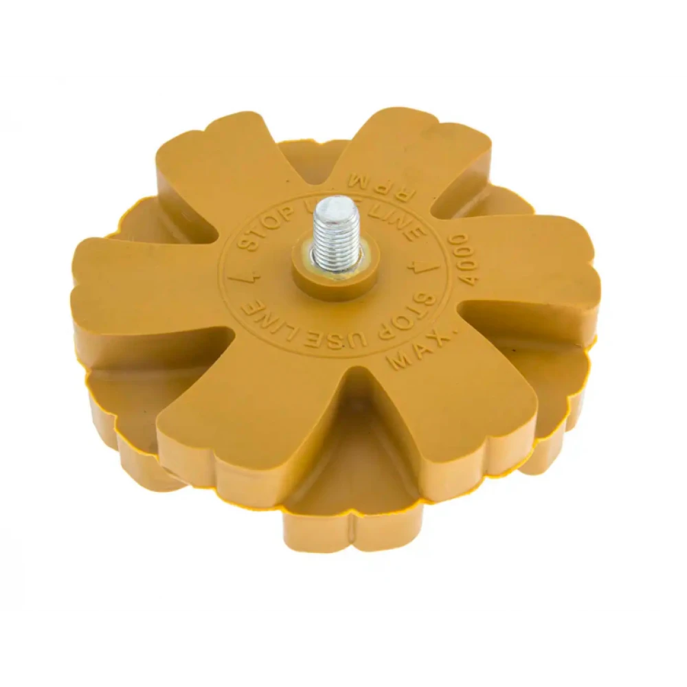 Гофриран гумен диск за премахване на остатъци от лепило, 90 мм - 04-02-80