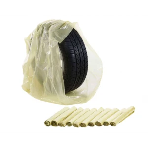 Чували за автомобилни гуми, жълти, с дебелина 30 микрона - 04-03-50