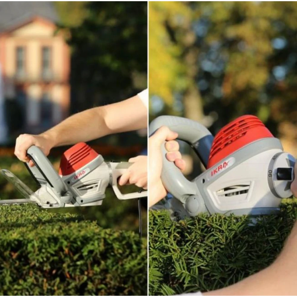 Храсторез електрически IKRA IHS 600 - 600 W, 55 см - въртяща се дръжка