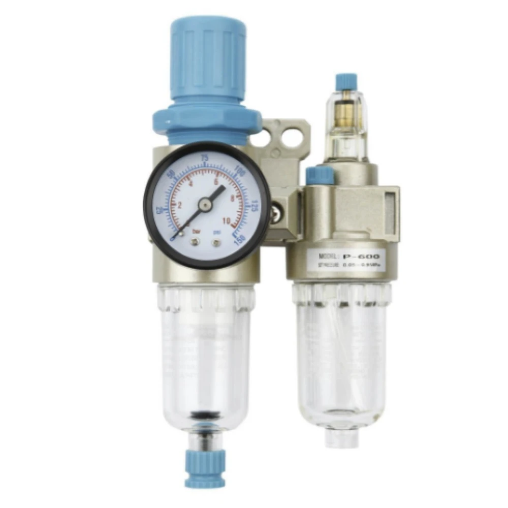 Регулатор на налягането филтър и омаслител P-600, 1/4" STD - 05-01-80