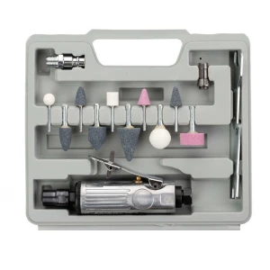 Пневматичен прав шлайф + комплект шлифовъчни дискове, 152 мм - 07-00-69