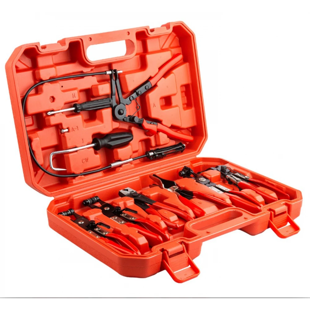 Клещи за водни съединения 9 броя в куфар REDATS 07-03-17