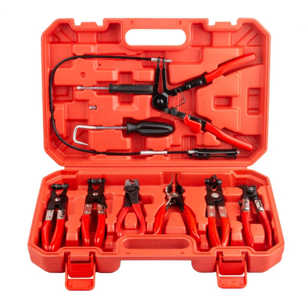 Клещи за водни съединения 9 броя в куфар REDATS 07-03-17